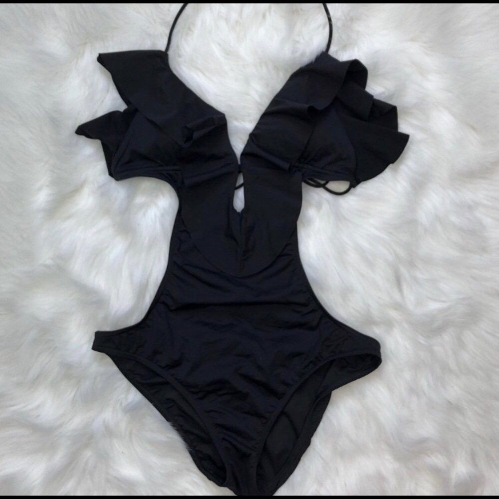 Victoria Secret Ruffle One Piece Out